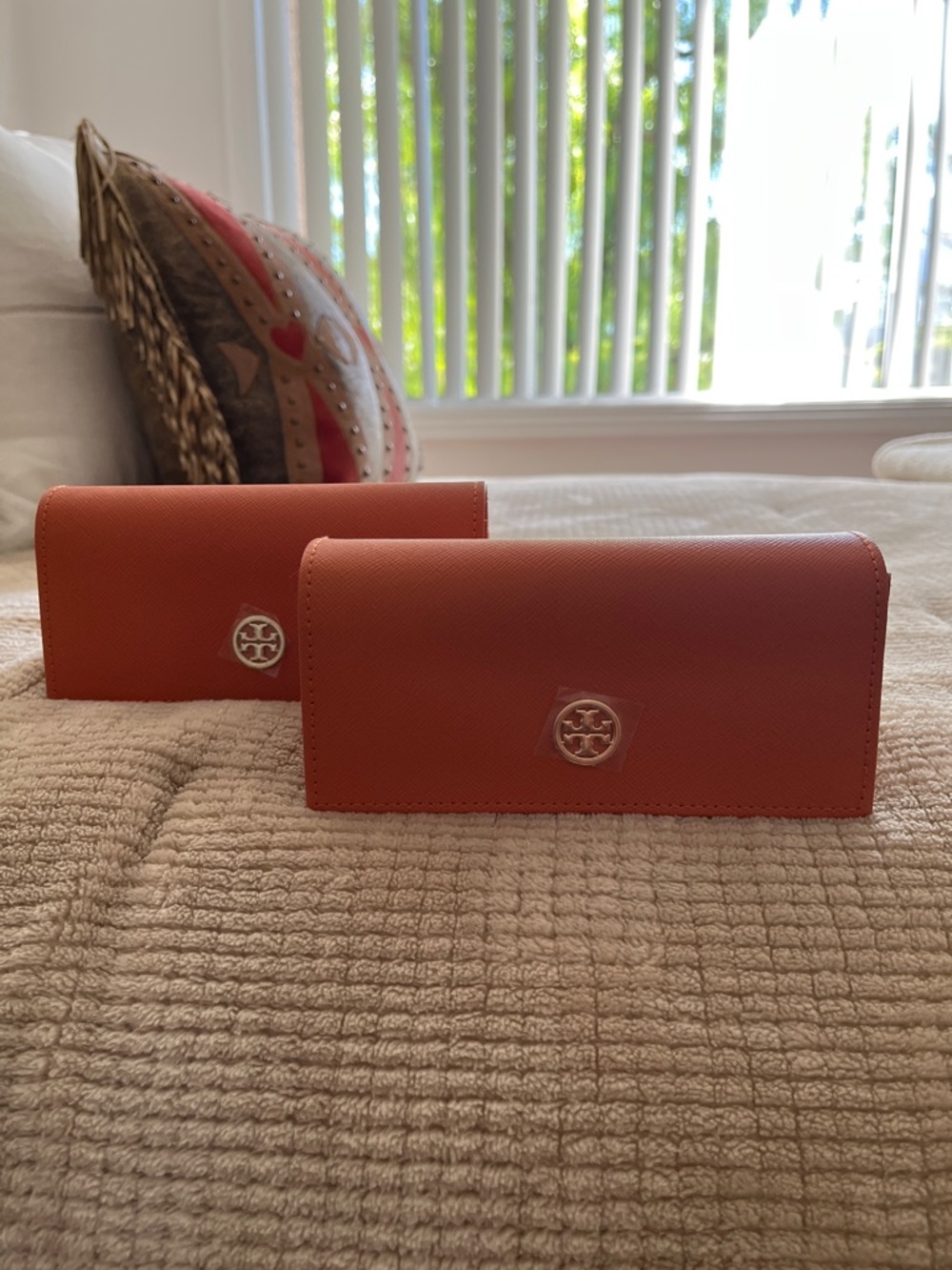 Tori Burch sun glass holder cases
